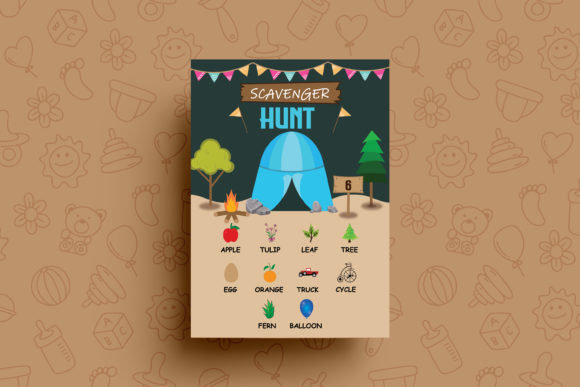 Camping Tent Scavenger Hunt: A Ready-to-Use Party Template