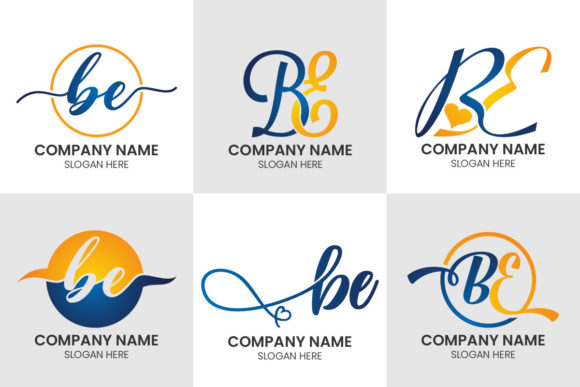 Crafting a Modern Brand with the Creative Abstract Monogram Letter B E