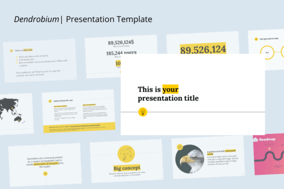Dendrobium: A Presentation Template for Every Story