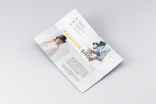 Elegant Fashion Shop Flyer Template for Clean Promotions