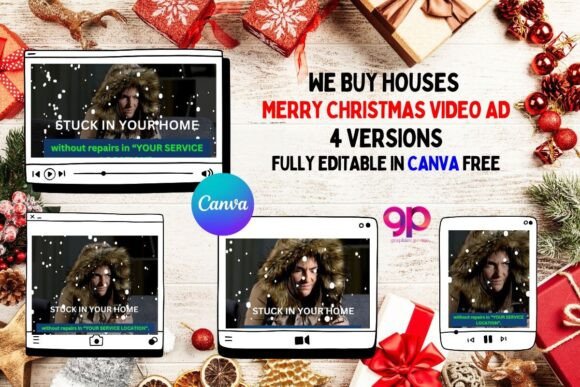Festive Marketing Made Simple: We Buy Houses Christmas Video Templates