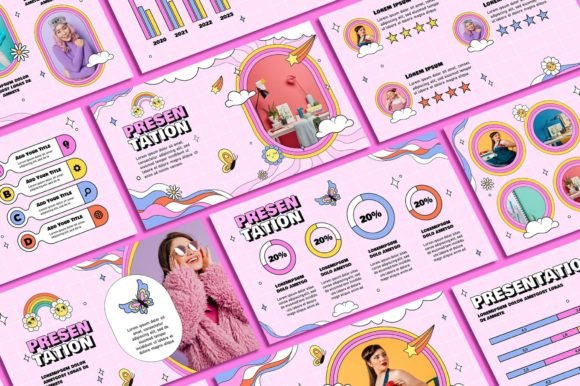 Revive Nostalgia: The Ultimate Retro 90's Powerpoint Template