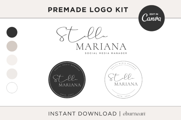 Transform Your Brand Identity with a Modern Editable Canva Logo Kit
